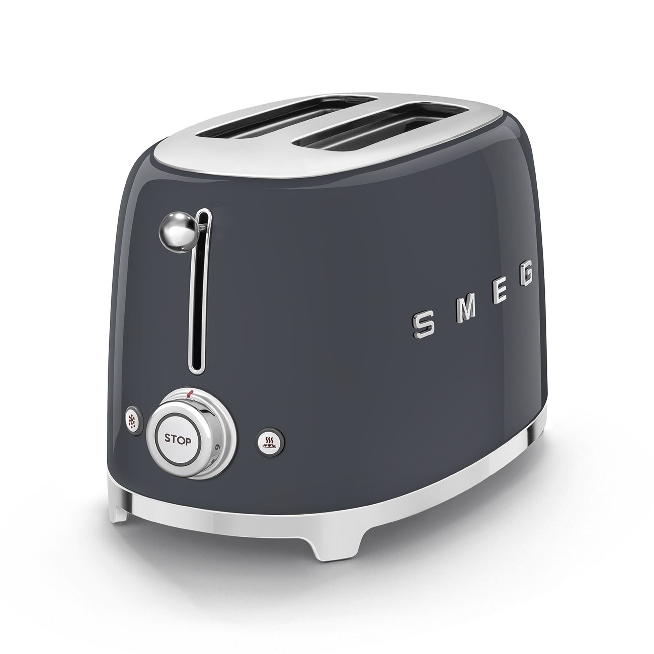 SMEG TSF01GREU Тостер на 2 ломтика, серый