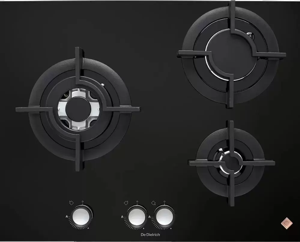 Газовая стеклянная варочная панель 65 см De Dietrich DPG7549B